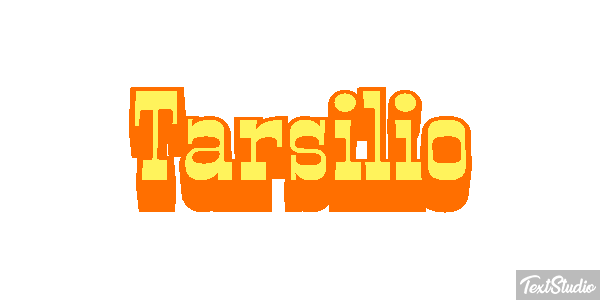 Tarsilio Текстовый эффект