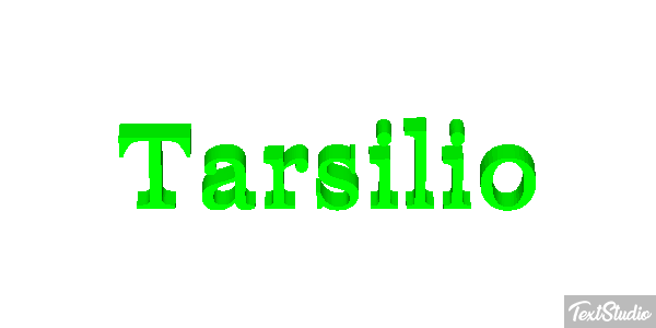 Tarsilio Текстовый эффект