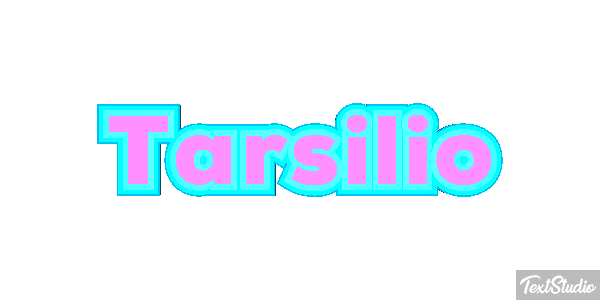 Tarsilio Текстовый эффект