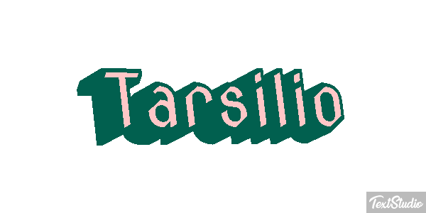 Tarsilio Текстовый эффект