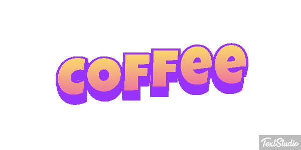 Coffee Effetto testo