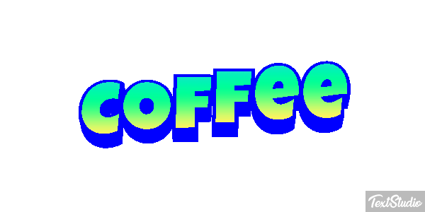 Coffee Effetto testo