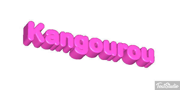 Kangourou Effet de texte