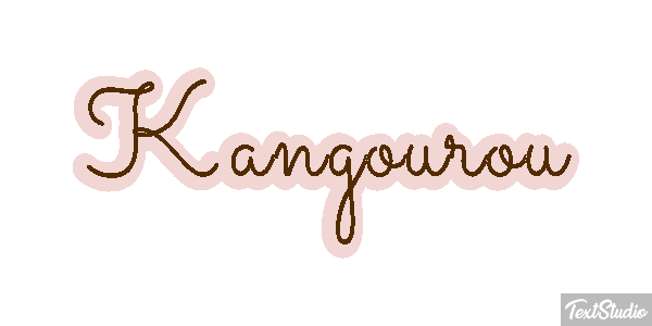Kangourou Effet de texte