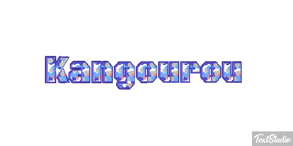Kangourou Effet de texte