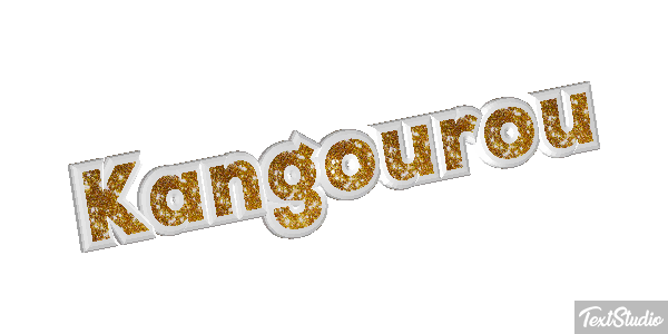 Kangourou Effet de texte