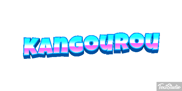 Kangourou Effet de texte