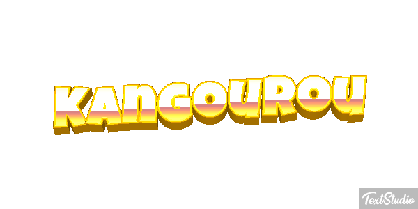 Kangourou Effet de texte