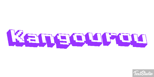 Kangourou Effet de texte