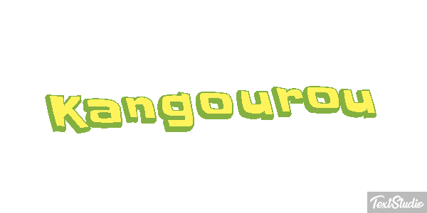 Kangourou Effet de texte