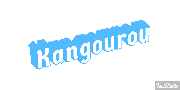 Kangourou Effet de texte
