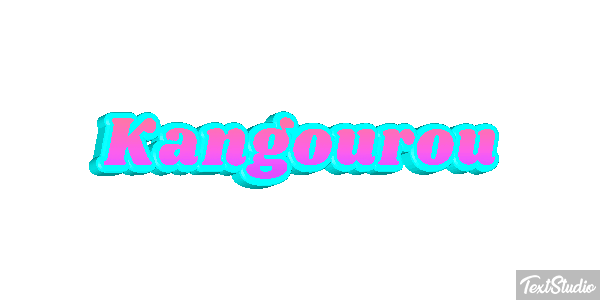 Kangourou Effet de texte