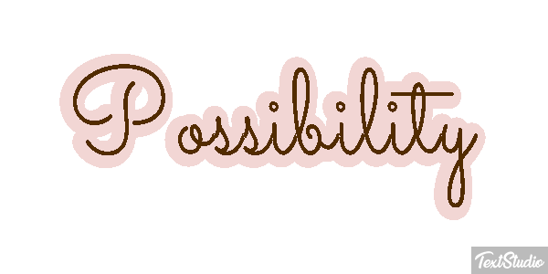 Possibility Text effect