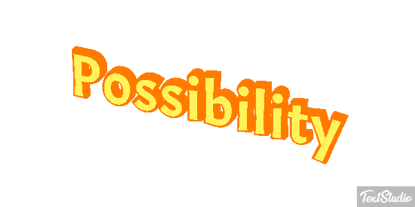 Possibility Text effect