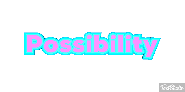 Possibility Text effect