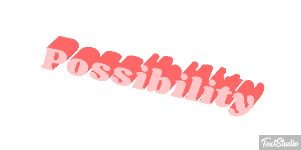 Possibility Text effect
