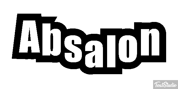 Absalon Text effect