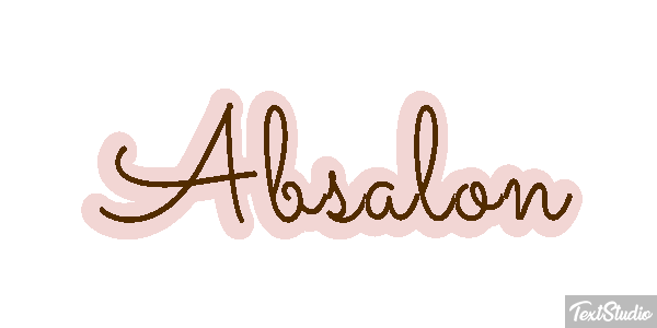 Absalon Text effect