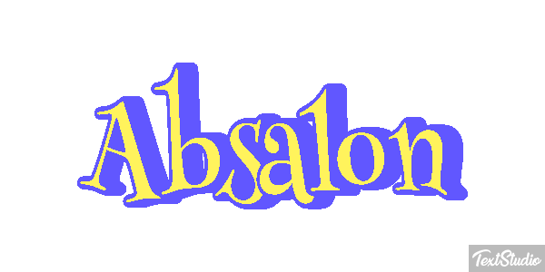 Absalon Text effect