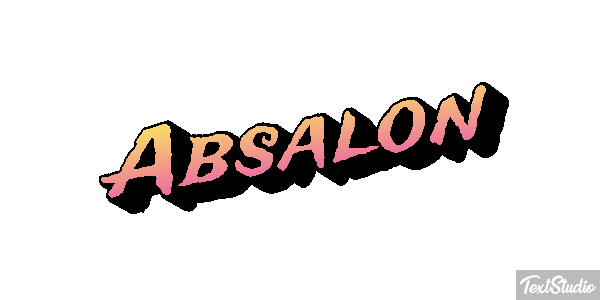 Absalon Text effect