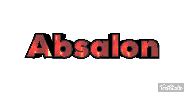 Absalon Text effect