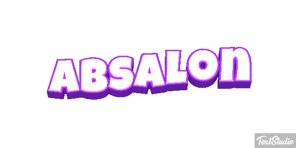 Absalon Text effect