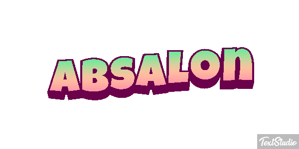 Absalon Text effect