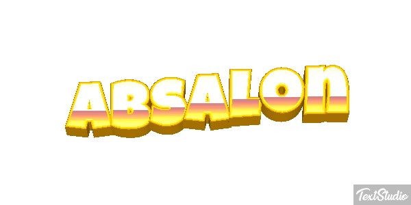 Absalon Text effect