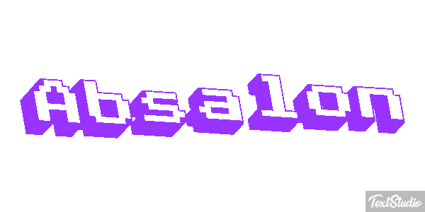 Absalon Text effect