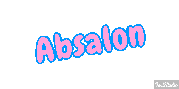 Absalon Text effect