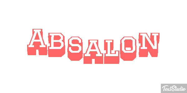 Absalon Text effect