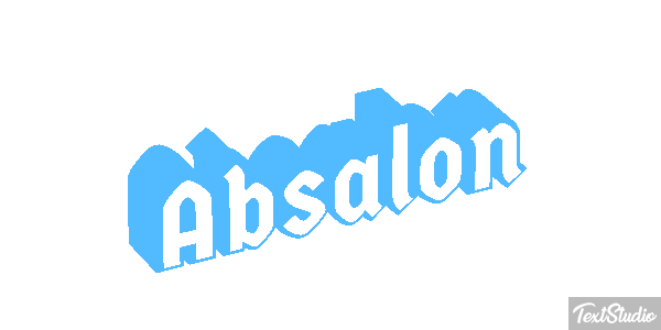 Absalon Text effect