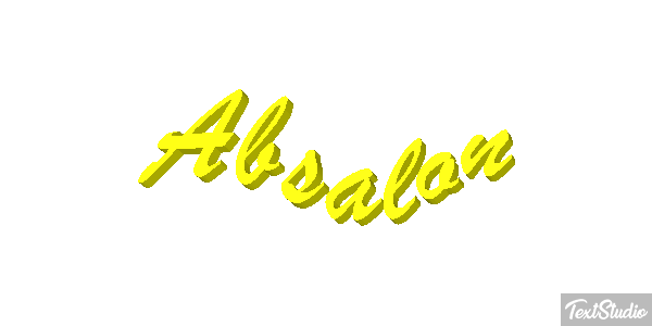 Absalon Text effect