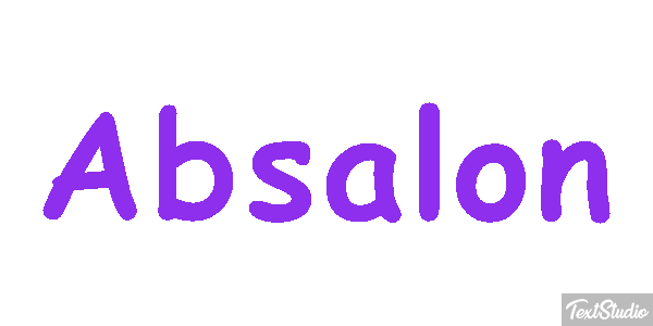 Absalon Text effect