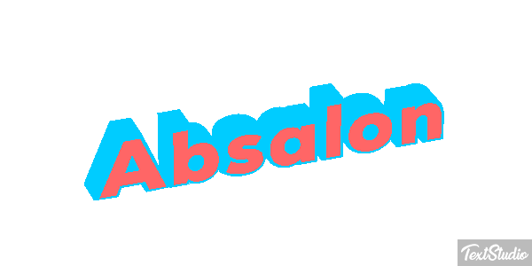 Absalon Text effect