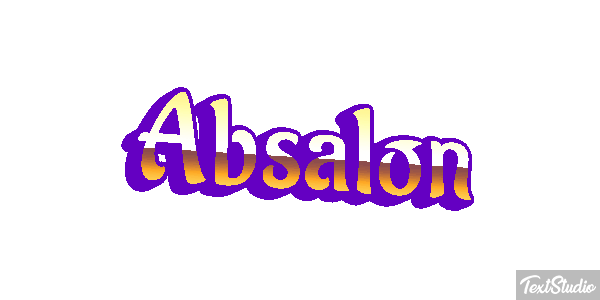 Absalon Text effect