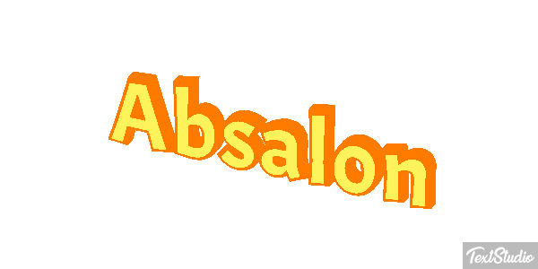 Absalon Text effect
