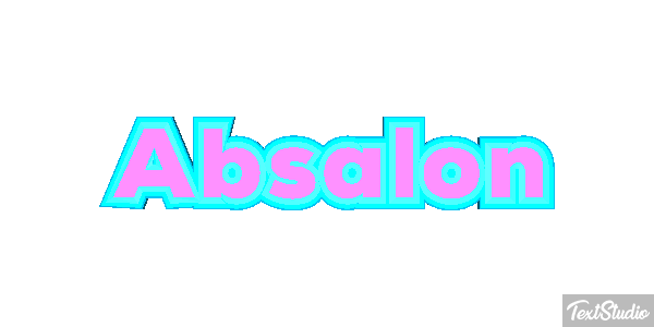 Absalon Text effect