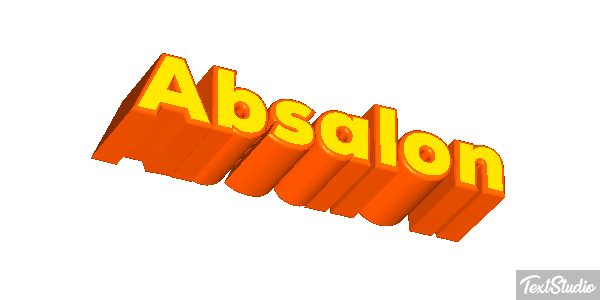 Absalon Text effect