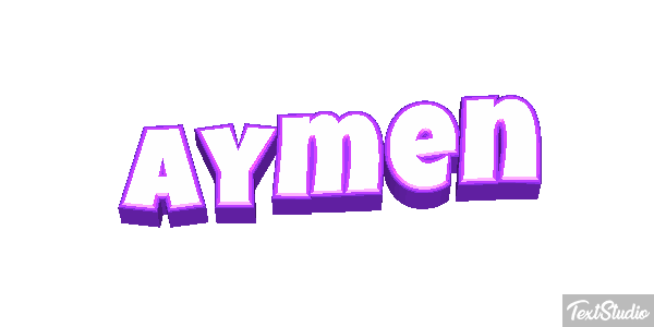 Aymen Efecto de texto