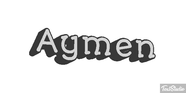 Aymen Efecto de texto