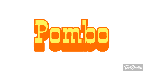 Pombo Texteffekt