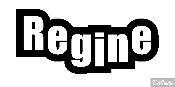 Régine Текстовый эффект