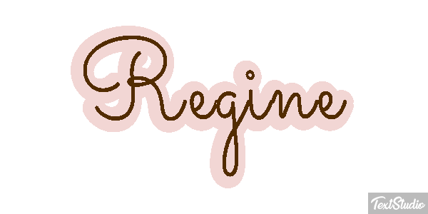 Régine Текстовый эффект