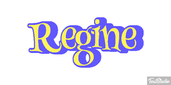 Régine Текстовый эффект