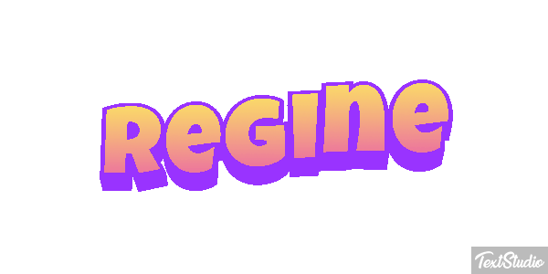 Régine Текстовый эффект