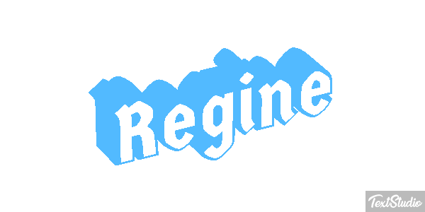 Régine Текстовый эффект
