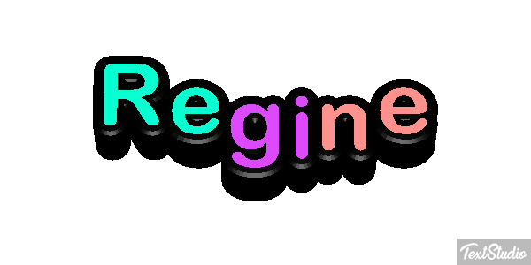 Régine Текстовый эффект