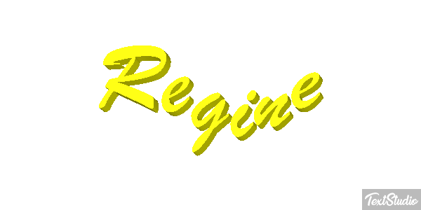 Régine Текстовый эффект