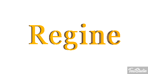 Régine Текстовый эффект